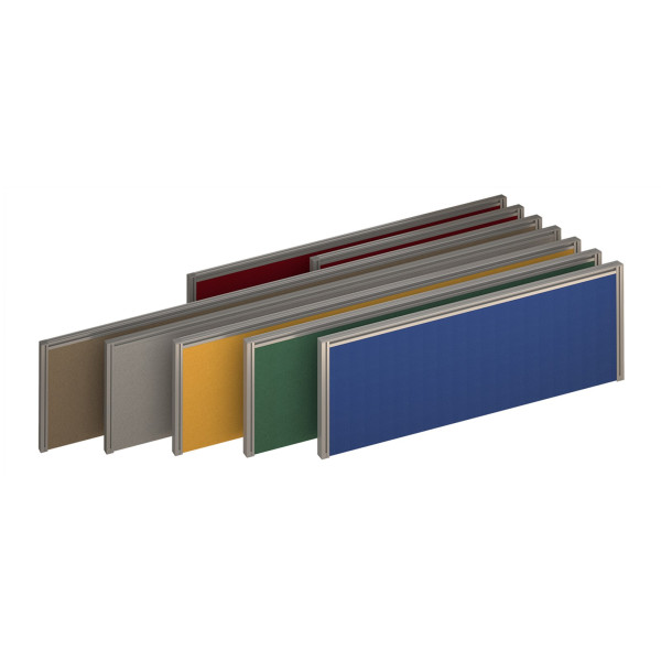 ES Blue Fabric Screen with Aluminum Edge